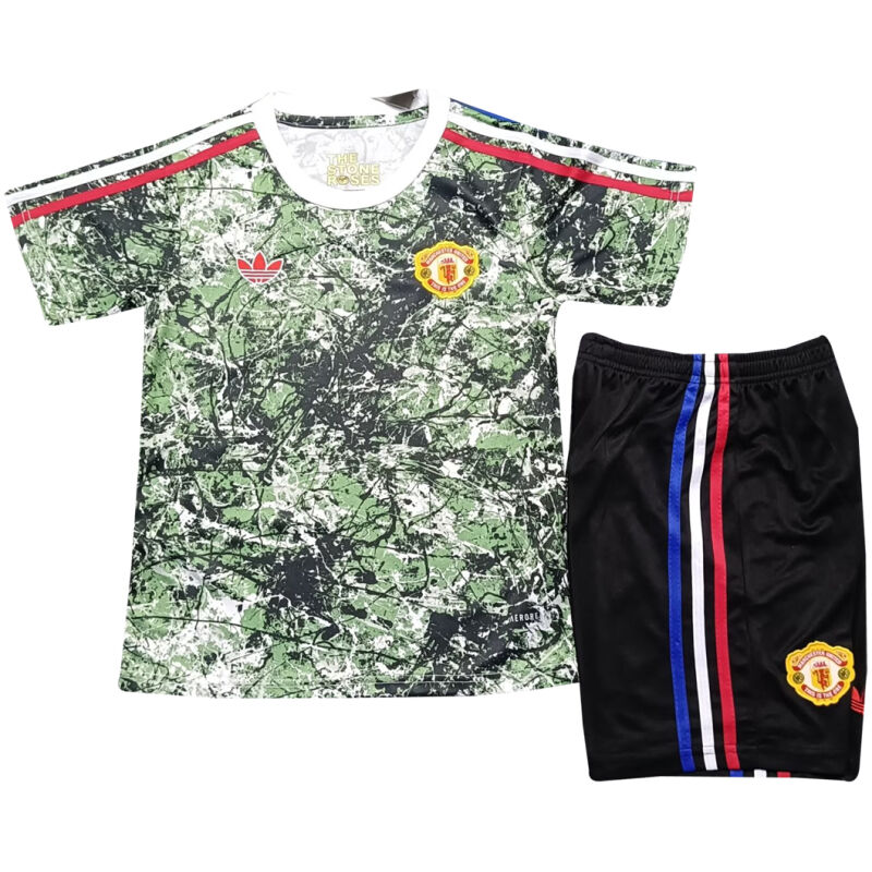 Kids Manchester United Special Green Jersey 2024/25