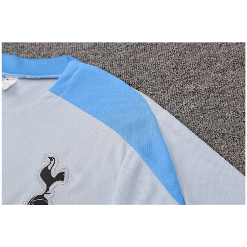 Mens Tottenham Hotspur Short Training Suit Light Grey 2024/25