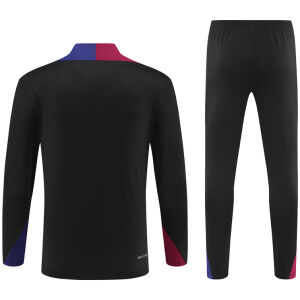 Mens Barcelona Training Suit Black 2024/25