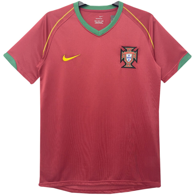 Mens Portugal Retro Home Jersey 2006