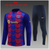 Kids Barcelona Training Suit Red - Blue 2024/25