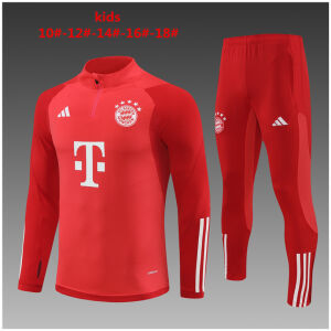 Kids Bayern Munich Training Suit Red 2024/25
