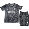 Kids Liverpool Goalkeeper Black Jersey 2024/25