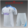 Kids Tottenham Hotspur Short Training Suit Light Grey 2024/25