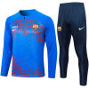 Mens Barcelona Training Suit Sky Blue 2024/25