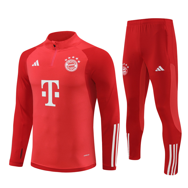 Mens Bayern Munich Training Suit Red 2024/25