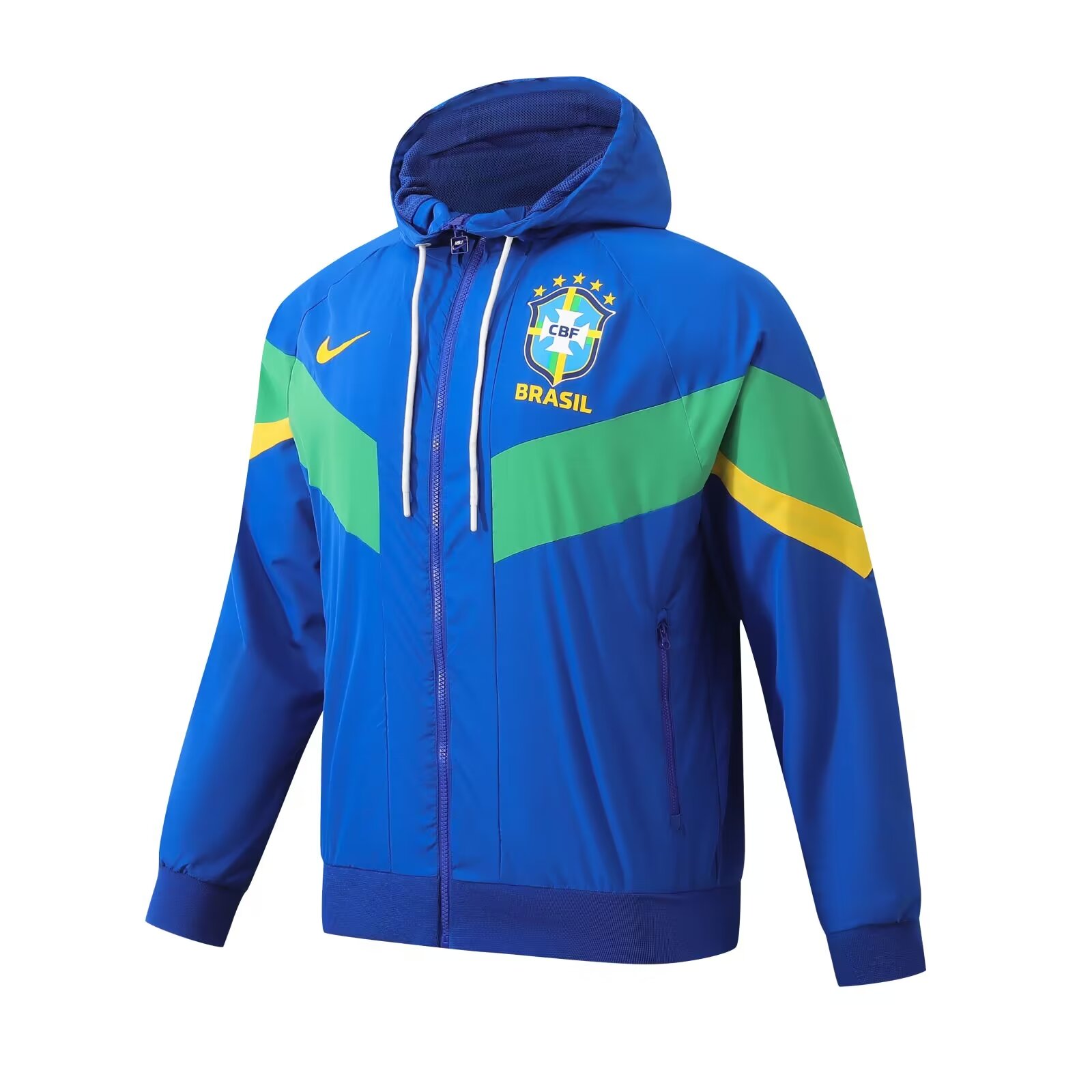 Mens Brazil All Weather Windrunner Jacket Blue 2024