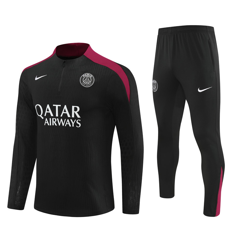 Mens PSG Training Suit Black 2024/25