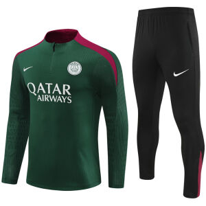 Mens PSG Training Suit Green 2024/25