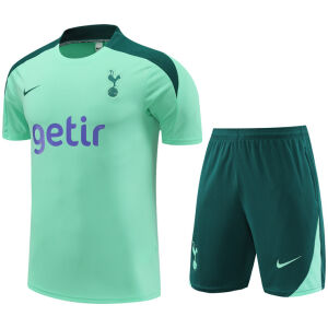 Mens Tottenham Hotspur Short Training Suit Light Green 2024/25
