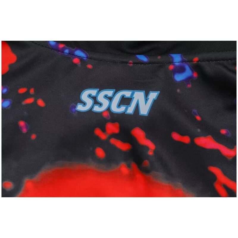 Mens Napoli Training Suit Red-Black 2024/25