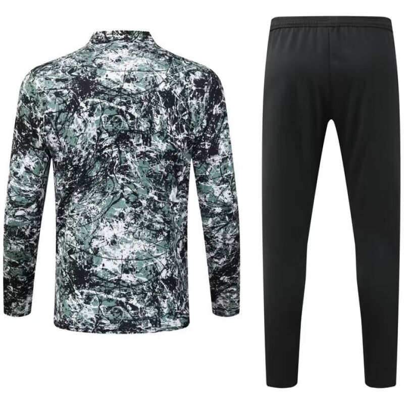 Mens Manchester United Training Suit Green-Black 2024/25