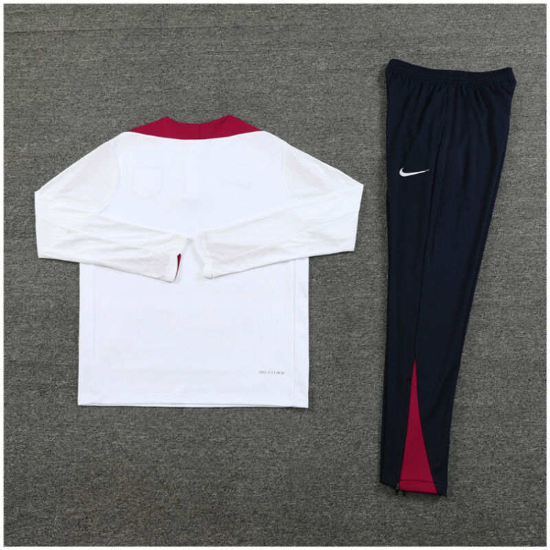Kids England Training Suit White 2024