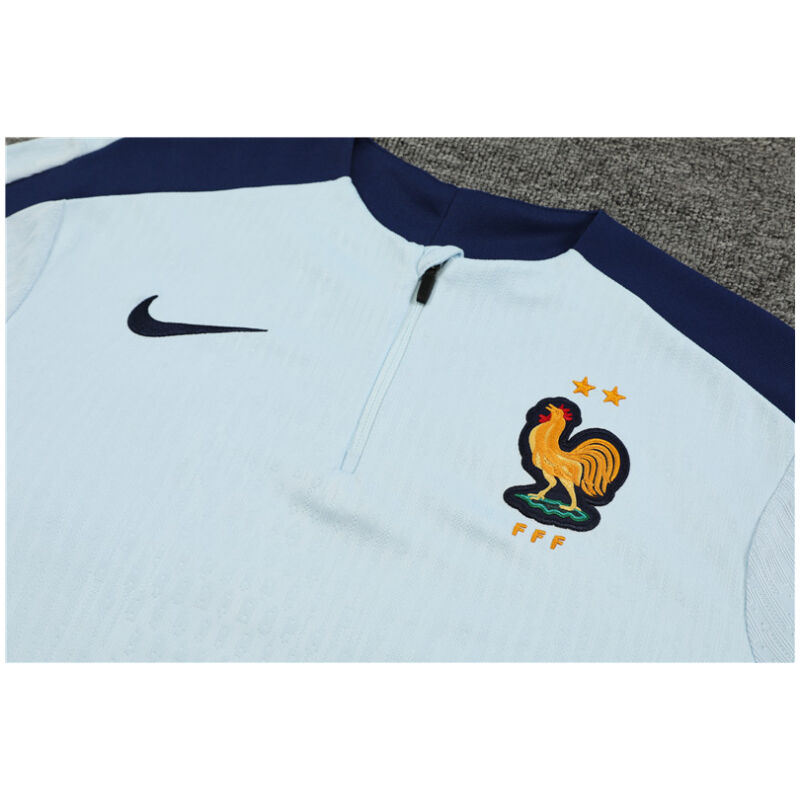 Mens France Training Suit Pale Blue 2024
