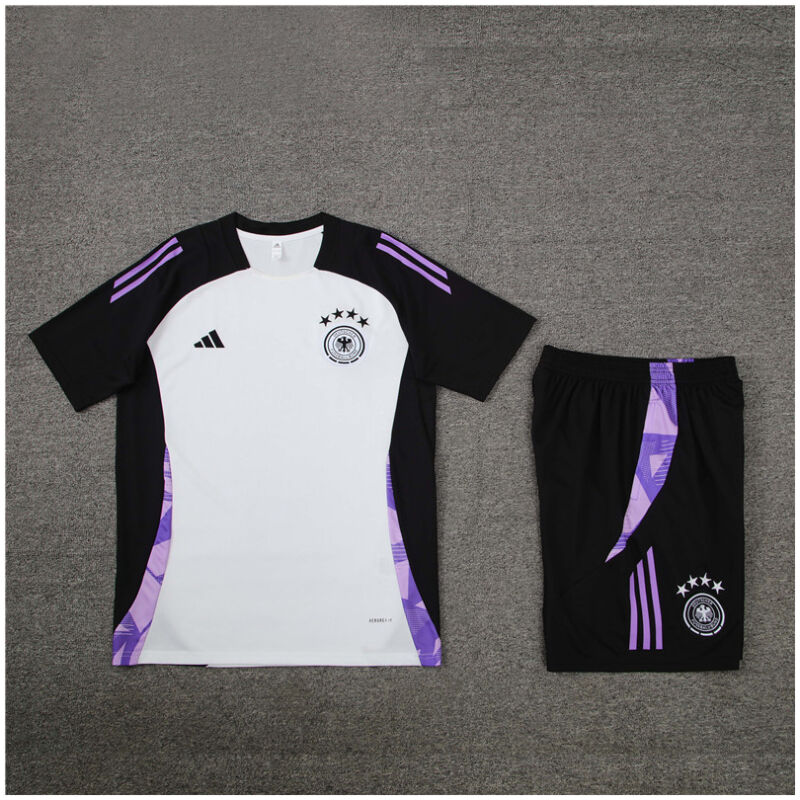 Mens Germany Short Training Suit White 2024