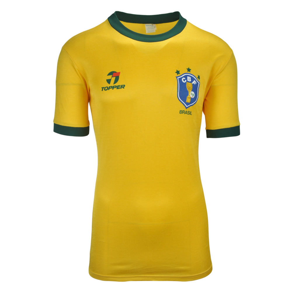 Mens Brazil Retro Home Jersey 1982