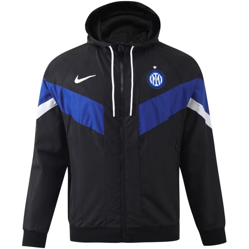 Mens Inter Milan All Weather Windrunner Jacket Black 2024/25