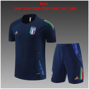 Kids Italy Short Training Suit Royal 2024