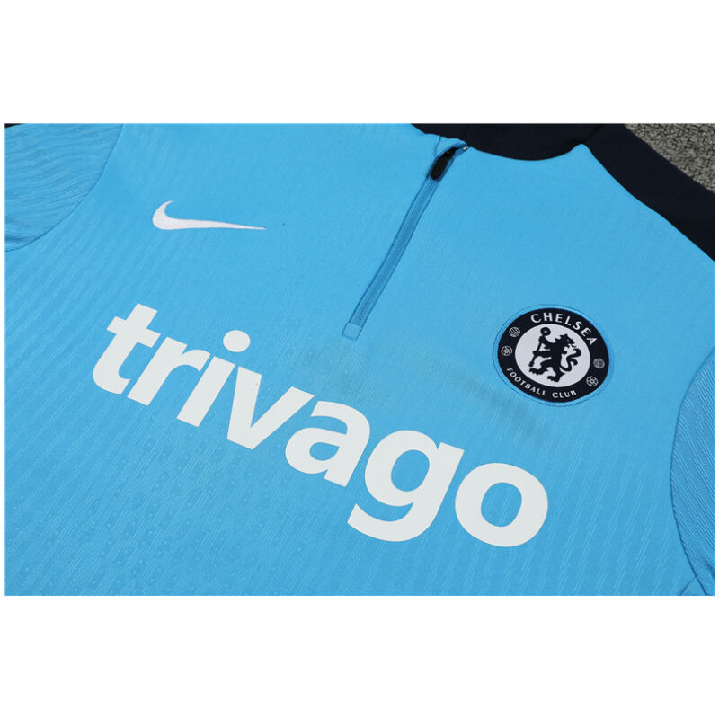 Mens Chelsea Training Suit Light Blue 2024/25
