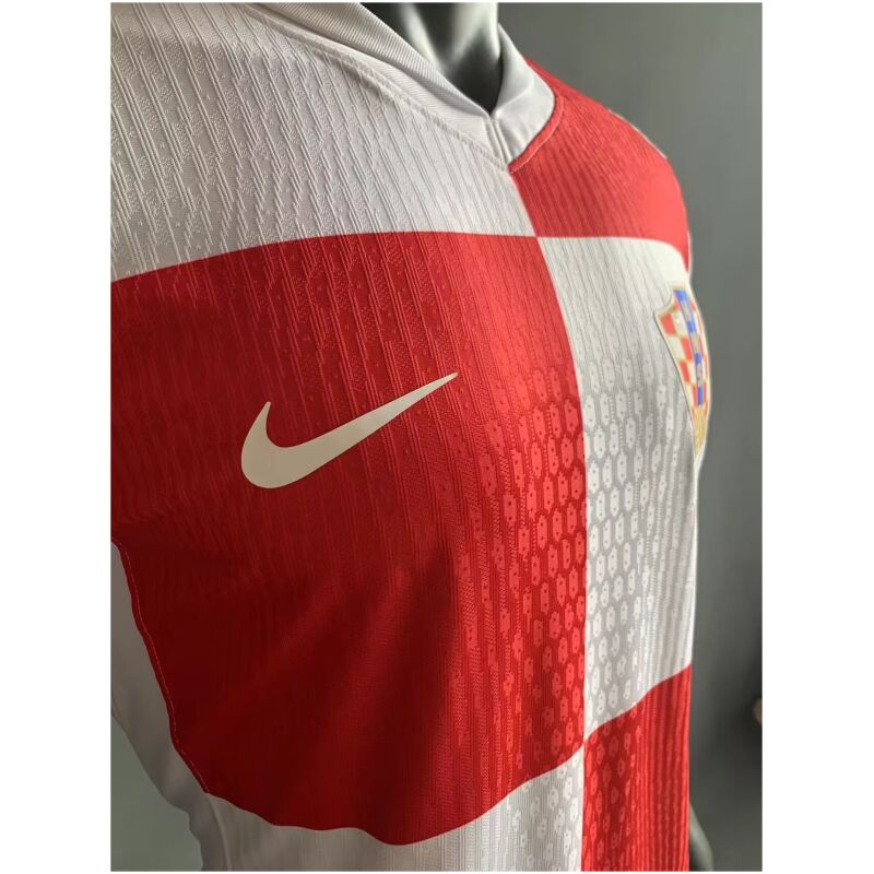 Mens Croatia Home Authentic Jersey 2024 – Match