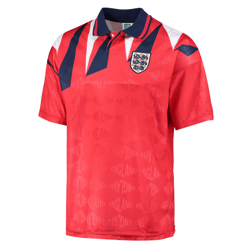 Mens England Retro Away Jersey 1990/92