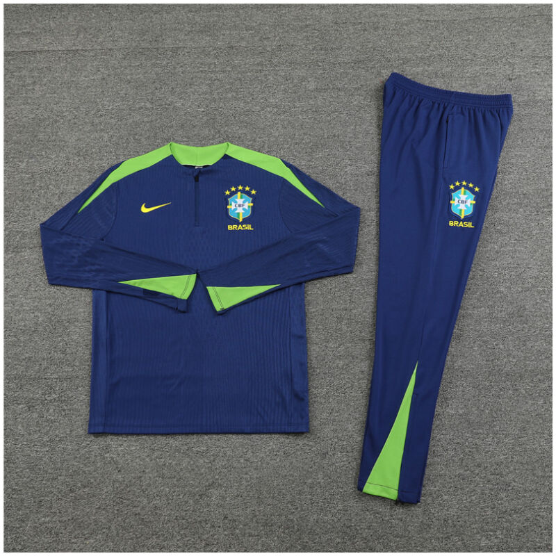 Kids Brazil Training Suit Royal 2024