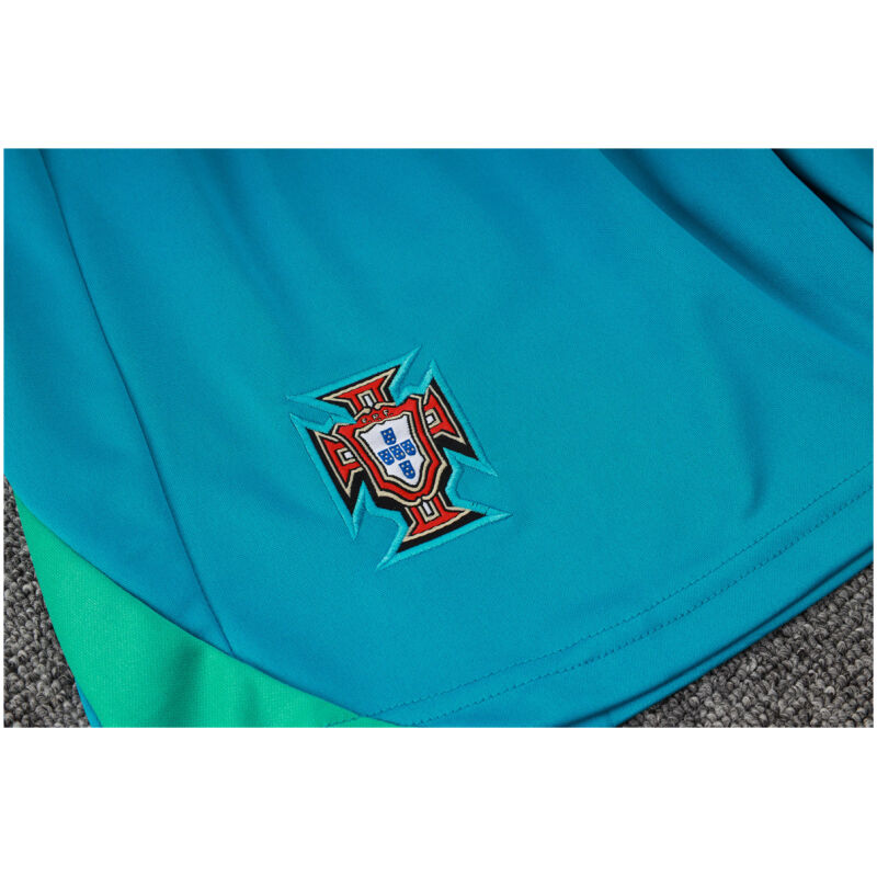 Mens Portugal Short Training Suit Aqua 2024