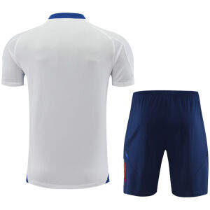 Mens Italy Short Training Suit White 2024