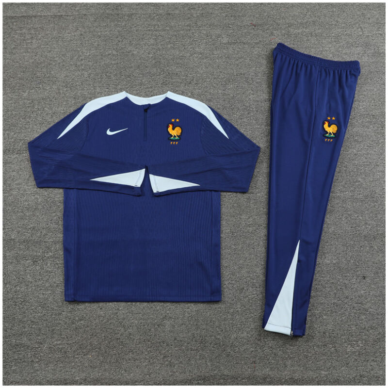 Mens France Training Suit Royal 2024