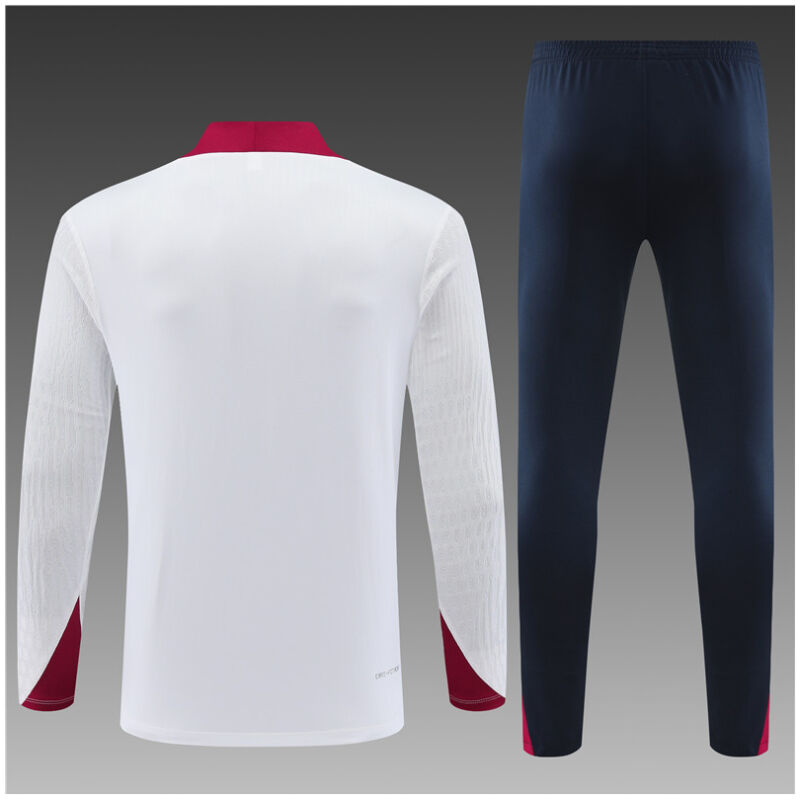 Kids England Training Suit White 2024