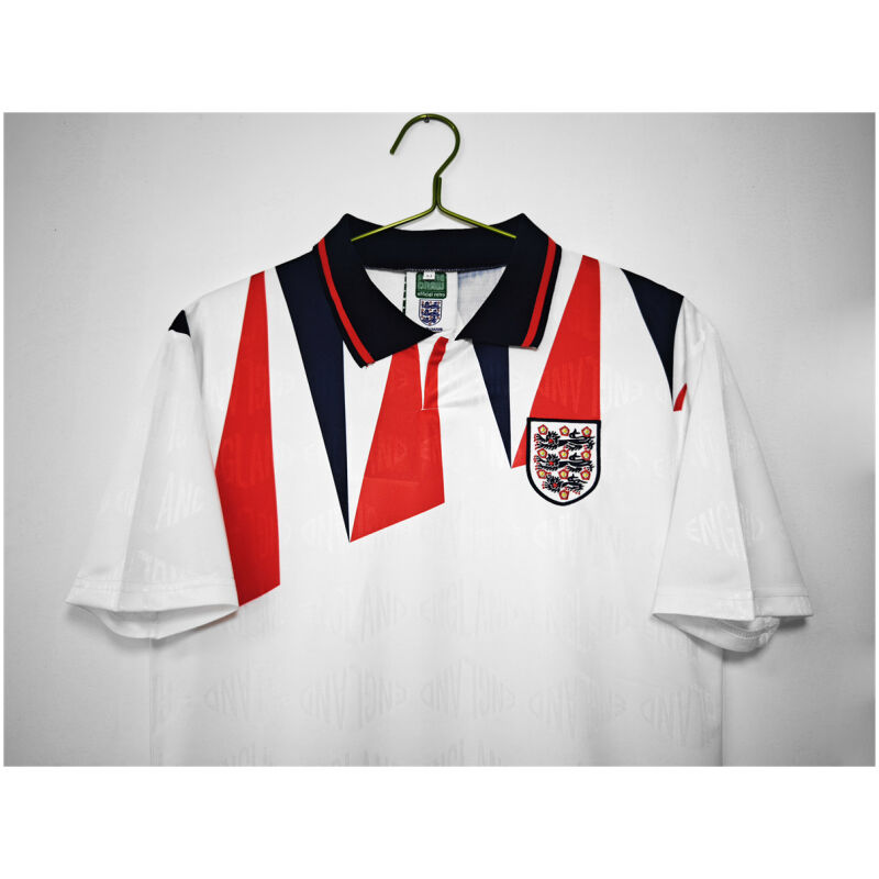 Mens England Retro Home Jersey 1990/92