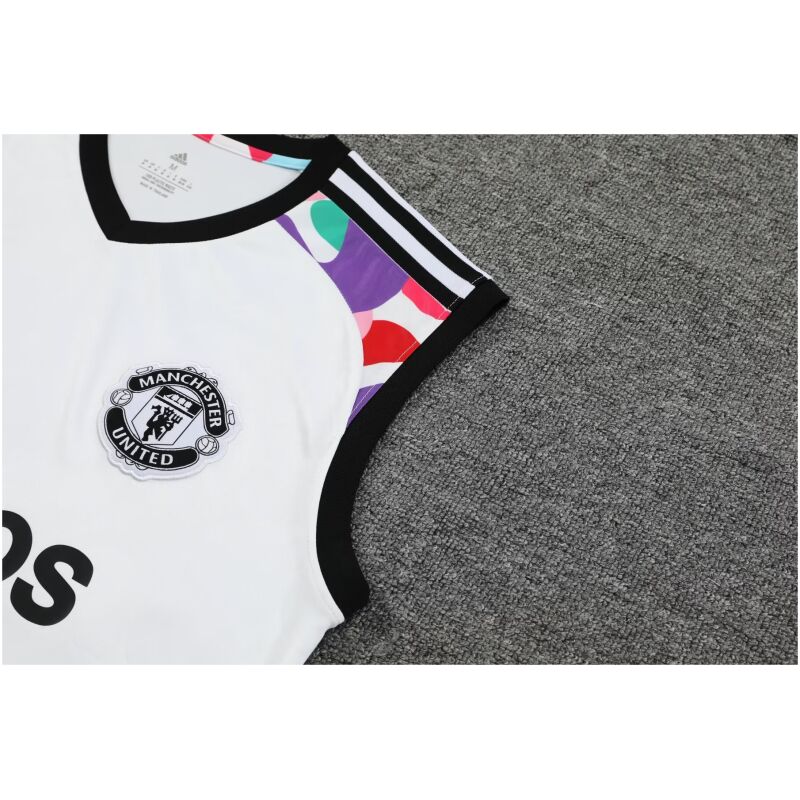 Mens Manchester United Singlet Suit White 2024/25