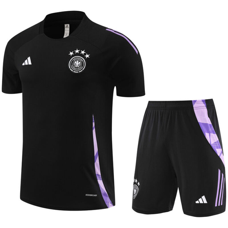 Mens Germany Short Training Suit Black 2024