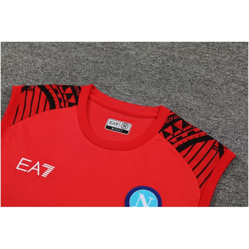 Mens Napoli Singlet Suit Red 2024/25