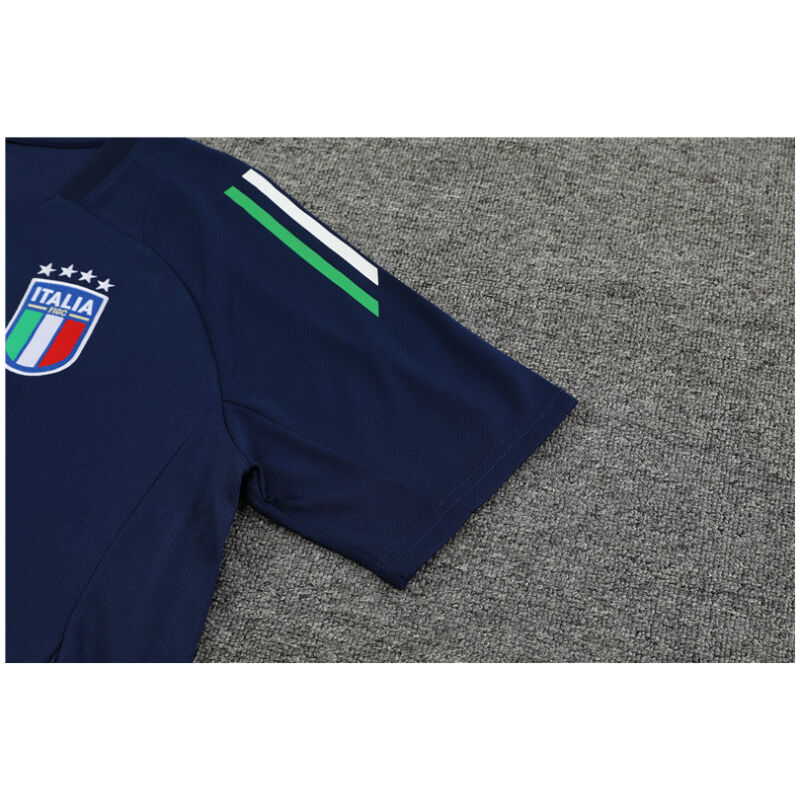 Mens Italy Short Training Suit Royal 2024