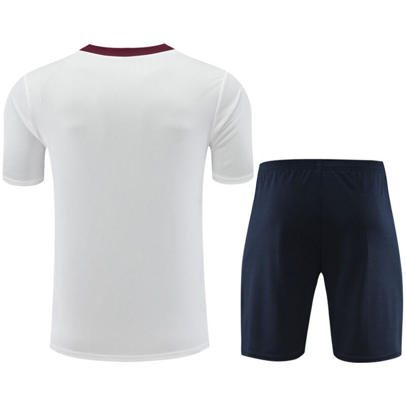 Mens England Short Training Suit White 2024