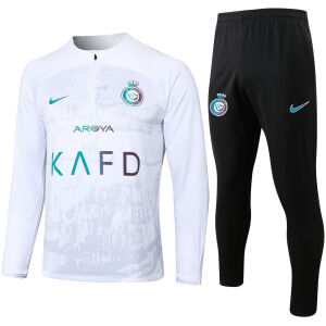 Mens Riyadh Al-Nassr Training Suit White 2023/24