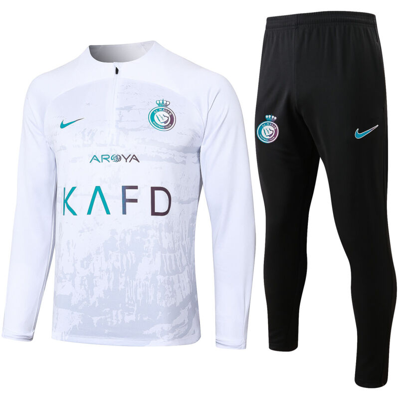 Mens Riyadh Al-Nassr Training Suit White 2023/24