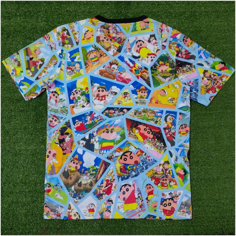 Mens Japan Anime Crayon Shin-Chan Jersey 2024