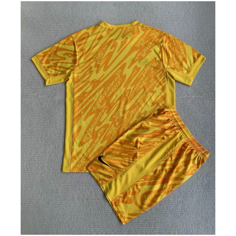 Kids France Yellow Goalkeeper Jersey 2024