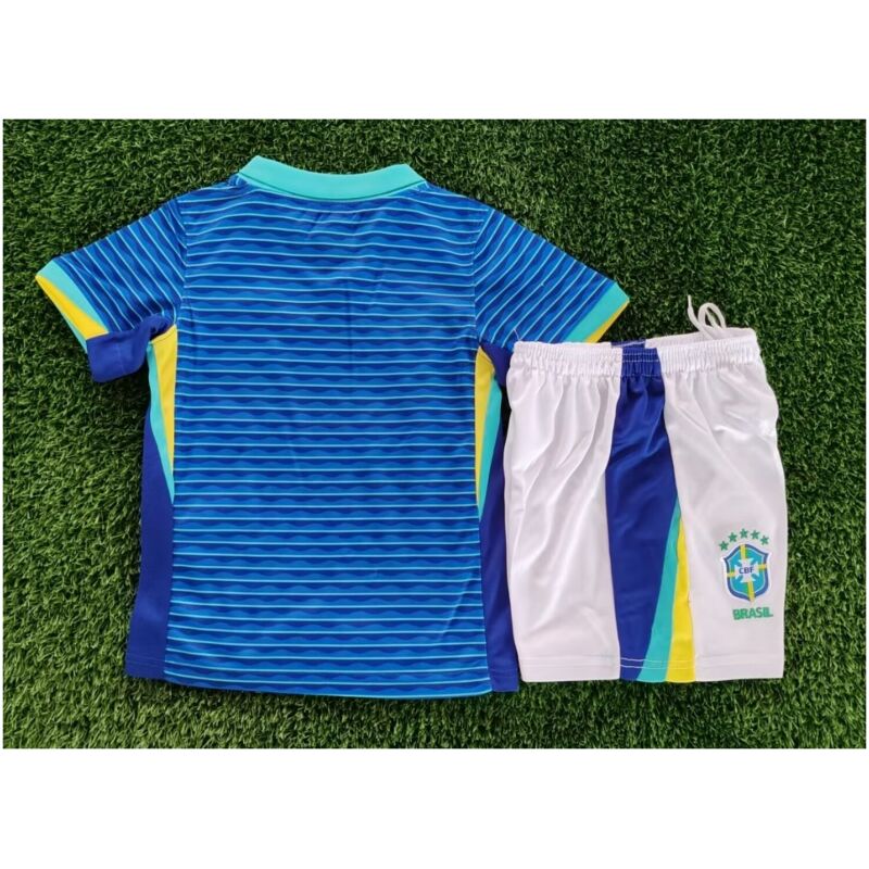 Kids Brazil Away Jersey 2024