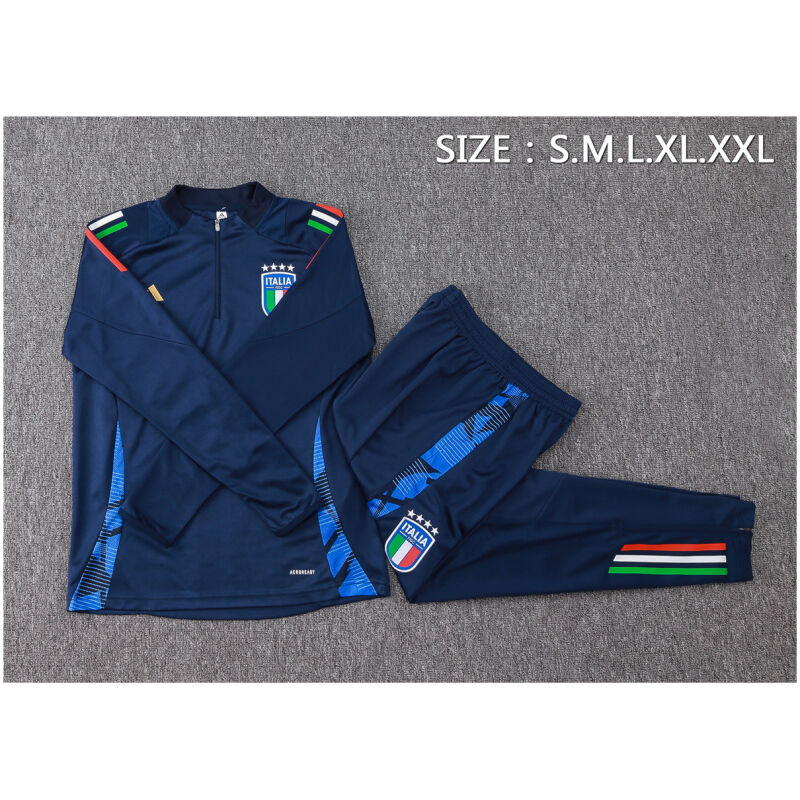 Mens Italy Training Suit Royal 2024