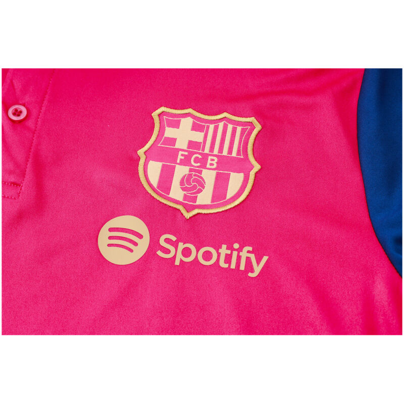 Mens Barcelona Polo Shirt Red 2024/25