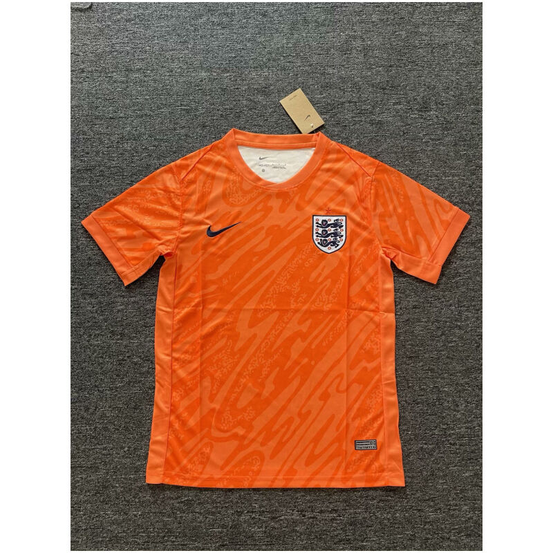 Mens England Goalkeeper Orange Jersey 2024
