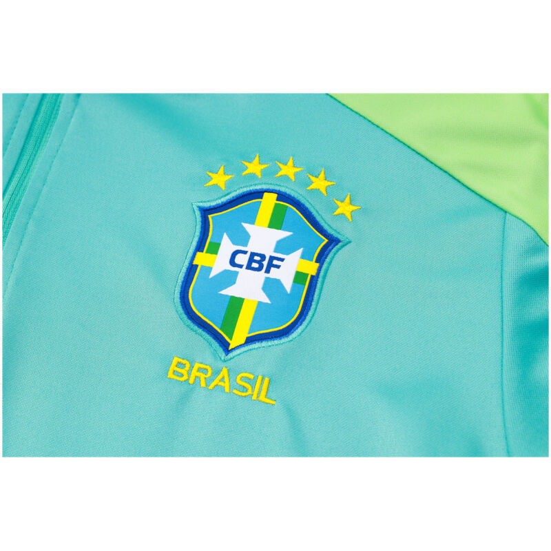 Mens Brazil Training Suit Green 2024