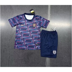 Kids England Short Training Royal Jersey 2024