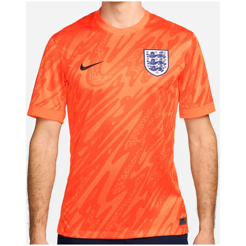 Mens England Goalkeeper Orange Jersey 2024