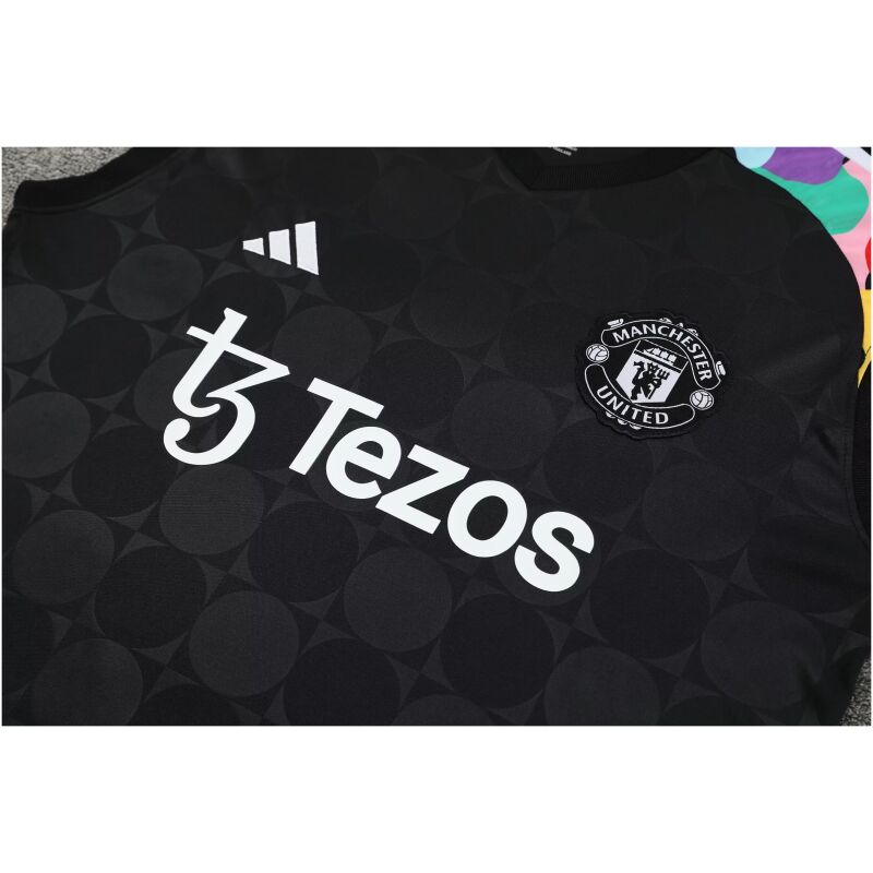 Mens Manchester United Singlet Suit Black 2024/25