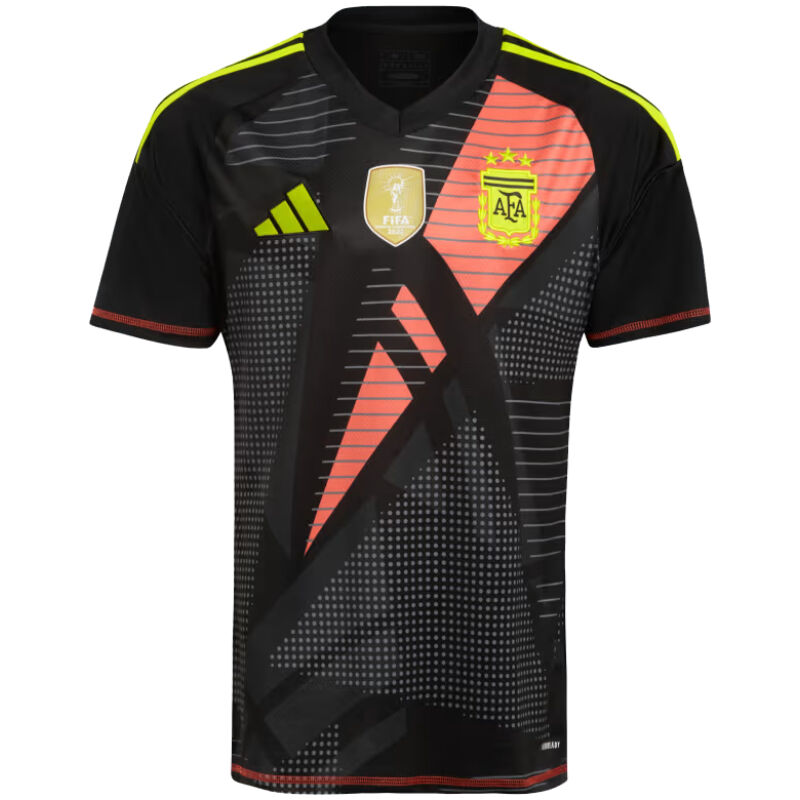 Mens Argentina Goalkeeper Black Jersey 2024