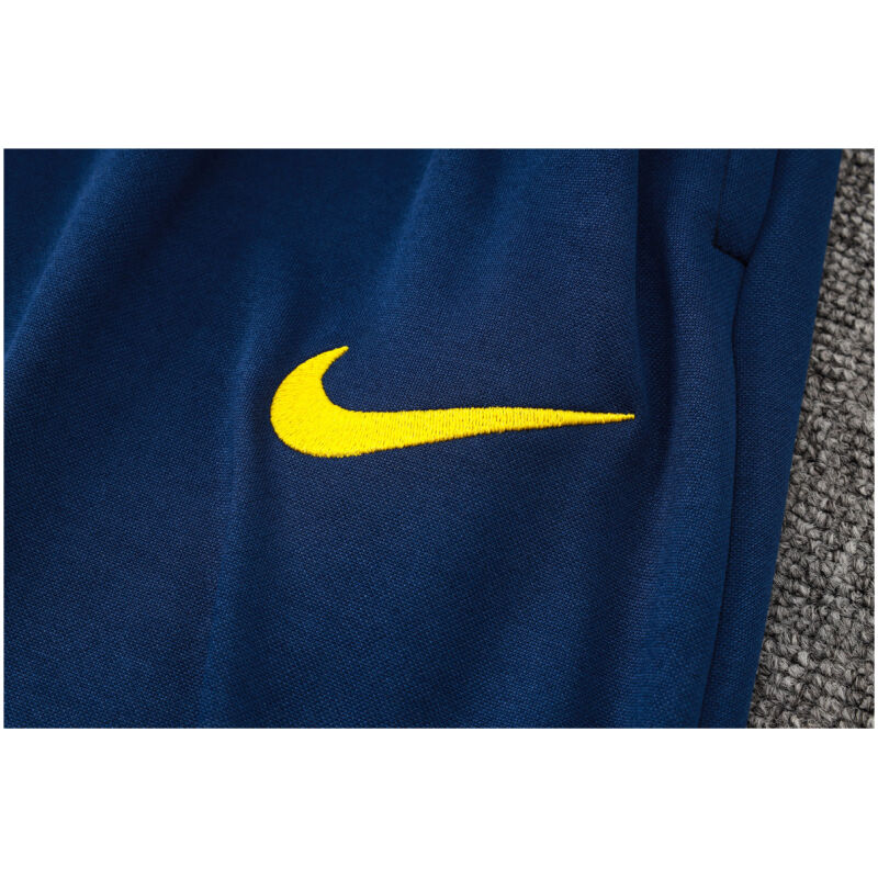 Mens Brazil Hoodie Jacket + Pants Training Suit Blue 2024